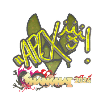 Sticker | apEX (Glitter) | Shanghai 2024 CS2 skin