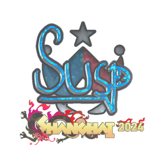 Sticker | susp (Glitter) | Shanghai 2024 CS2 skin