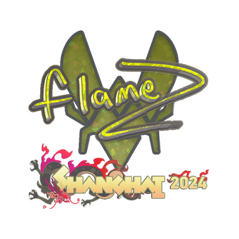 Sticker | FlameZ (Glitter) | Shanghai 2024 CS2 skin