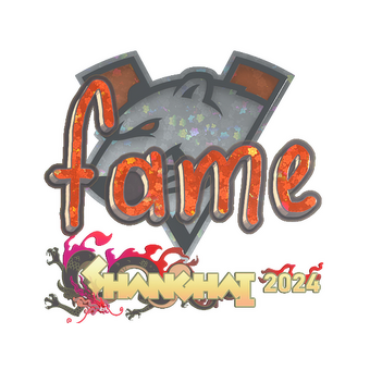 Sticker | fame (Glitter) | Shanghai 2024 CS2 skin