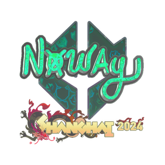 Sticker | noway (Holo) | Shanghai 2024 CS2 skin