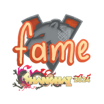 Sticker | fame | Shanghai 2024 CS2 skin