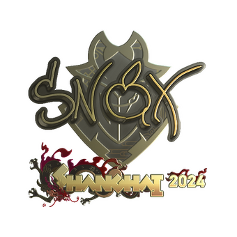 Sticker | Snax (Gold) | Shanghai 2024 CS2 skin