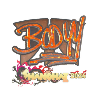 Sticker | bodyy (Glitter) | Shanghai 2024 CS2 skin