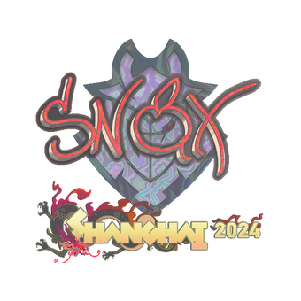Sticker | Snax (Holo) | Shanghai 2024 CS2 skin