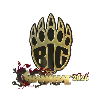 Sticker | BIG (Gold) | Shanghai 2024 CS2 skin