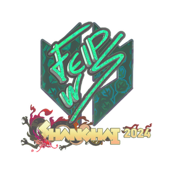 Sticker | felps (Holo) | Shanghai 2024 CS2 skin
