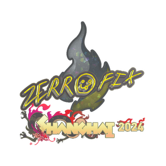 Sticker | zeRRoFIX (Glitter) | Shanghai 2024 CS2 skin