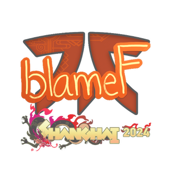 Sticker | blameF | Shanghai 2024 CS2 skin