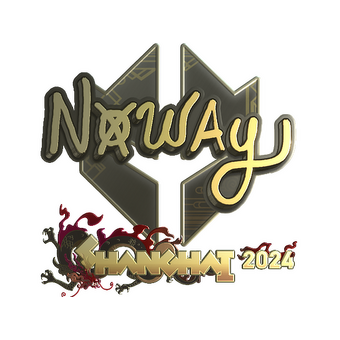 Sticker | noway (Gold) | Shanghai 2024 CS2 skin