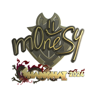 Sticker | m0NESY (Gold) | Shanghai 2024 CS2 skin