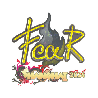 Sticker | fEAR (Glitter) | Shanghai 2024 CS2 skin