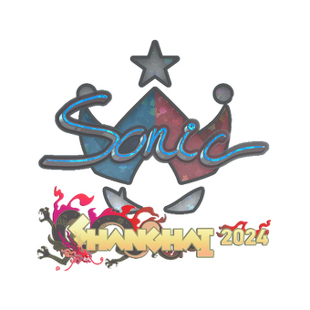 Sticker | Sonic (Glitter) | Shanghai 2024 CS2 skin