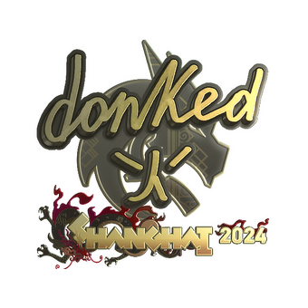 Sticker | donk (Gold) | Shanghai 2024 CS2 skin