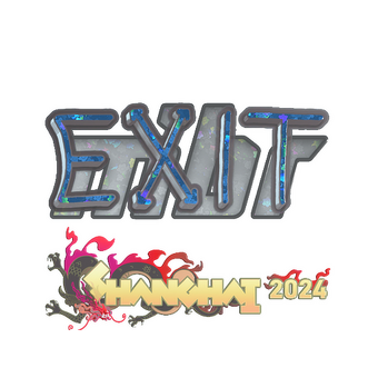 Sticker | exit (Glitter) | Shanghai 2024 CS2 skin