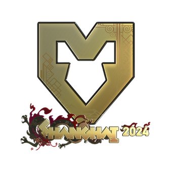 Sticker | MOUZ (Gold) | Shanghai 2024 CS2 skin