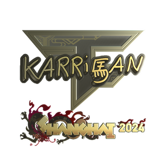 Sticker | karrigan (Gold) | Shanghai 2024 CS2 skin