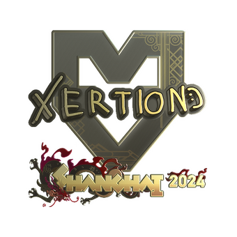 Sticker | xertioN (Gold) | Shanghai 2024 CS2 skin