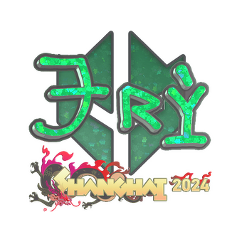 Sticker | TRY (Glitter) | Shanghai 2024 CS2 skin