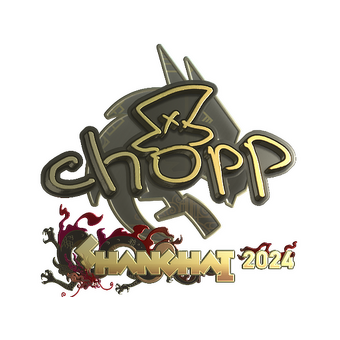Sticker | chopper (Gold) | Shanghai 2024 CS2 skin