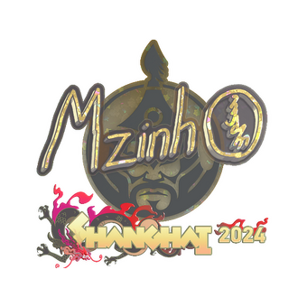 Sticker | mzinho (Glitter) | Shanghai 2024 CS2 skin
