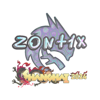 Sticker | zont1x (Holo) | Shanghai 2024 CS2 skin
