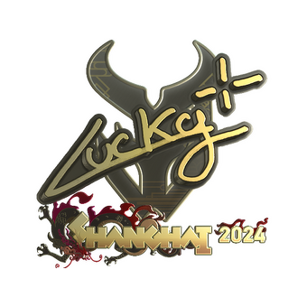 Sticker | Lucky (Gold) | Shanghai 2024 CS2 skin
