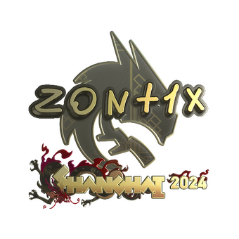 Sticker | zont1x (Gold) | Shanghai 2024 CS2 skin