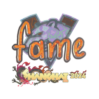 Sticker | fame (Holo) | Shanghai 2024 CS2 skin