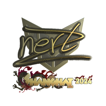 Sticker | NertZ (Gold) | Shanghai 2024 CS2 skin