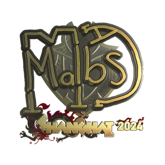 Sticker | malbsMd (Gold) | Shanghai 2024 CS2 skin