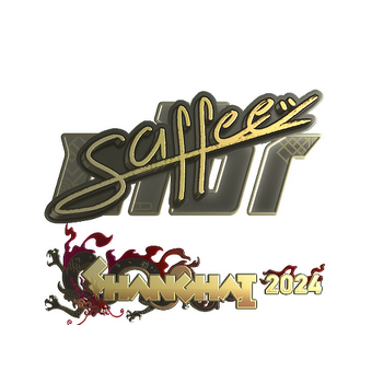 Sticker | saffee (Gold) | Shanghai 2024 CS2 skin