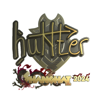 Sticker | huNter- (Gold) | Shanghai 2024 CS2 skin