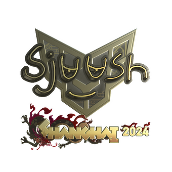 Sticker | sjuush (Gold) | Shanghai 2024 CS2 skin