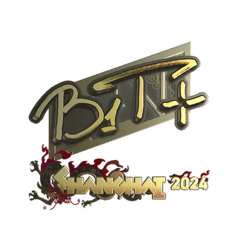 Sticker | b1t (Gold) | Shanghai 2024 CS2 skin