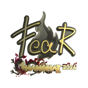 Sticker | fEAR (Gold) | Shanghai 2024 CS2 skin