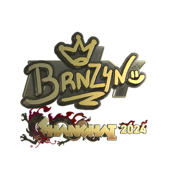 Sticker | brnz4n (Gold) | Shanghai 2024 CS2 skin