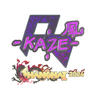 Sticker | Kaze (Holo) | Shanghai 2024 CS2 skin