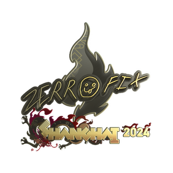 Sticker | zeRRoFIX (Gold) | Shanghai 2024 CS2 skin