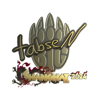 Sticker | tabseN (Gold) | Shanghai 2024 CS2 skin