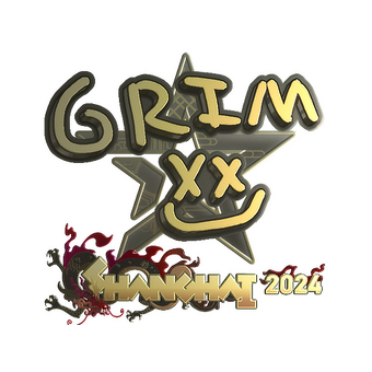 Sticker | Grim (Gold) | Shanghai 2024 CS2 skin