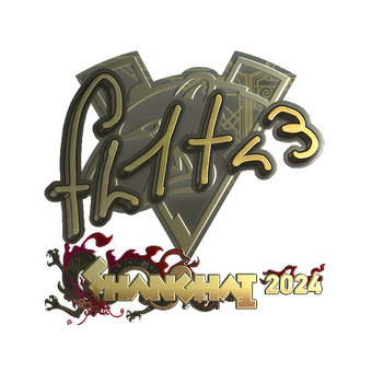 Sticker | FL1T (Gold) | Shanghai 2024 CS2 skin