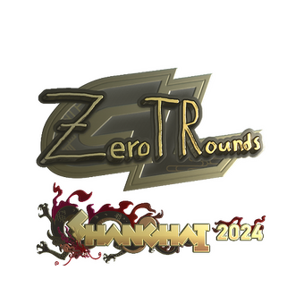 Sticker | ztr (Gold) | Shanghai 2024 CS2 skin