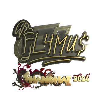 Sticker | FL4MUS (Gold) | Shanghai 2024 CS2 skin