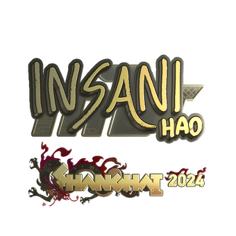 Sticker | insani (Gold) | Shanghai 2024 CS2 skin