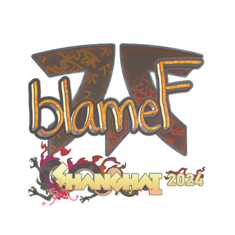 Sticker | blameF (Holo) | Shanghai 2024 CS2 skin