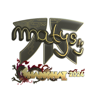 Sticker | MATYS (Gold) | Shanghai 2024 CS2 skin