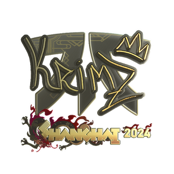 Sticker | KRIMZ (Gold) | Shanghai 2024 CS2 skin