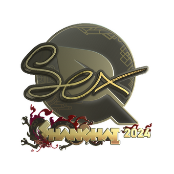 Sticker | dexter (Gold) | Shanghai 2024 CS2 skin