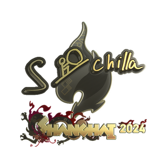 Sticker | s-chilla (Gold) | Shanghai 2024 CS2 skin